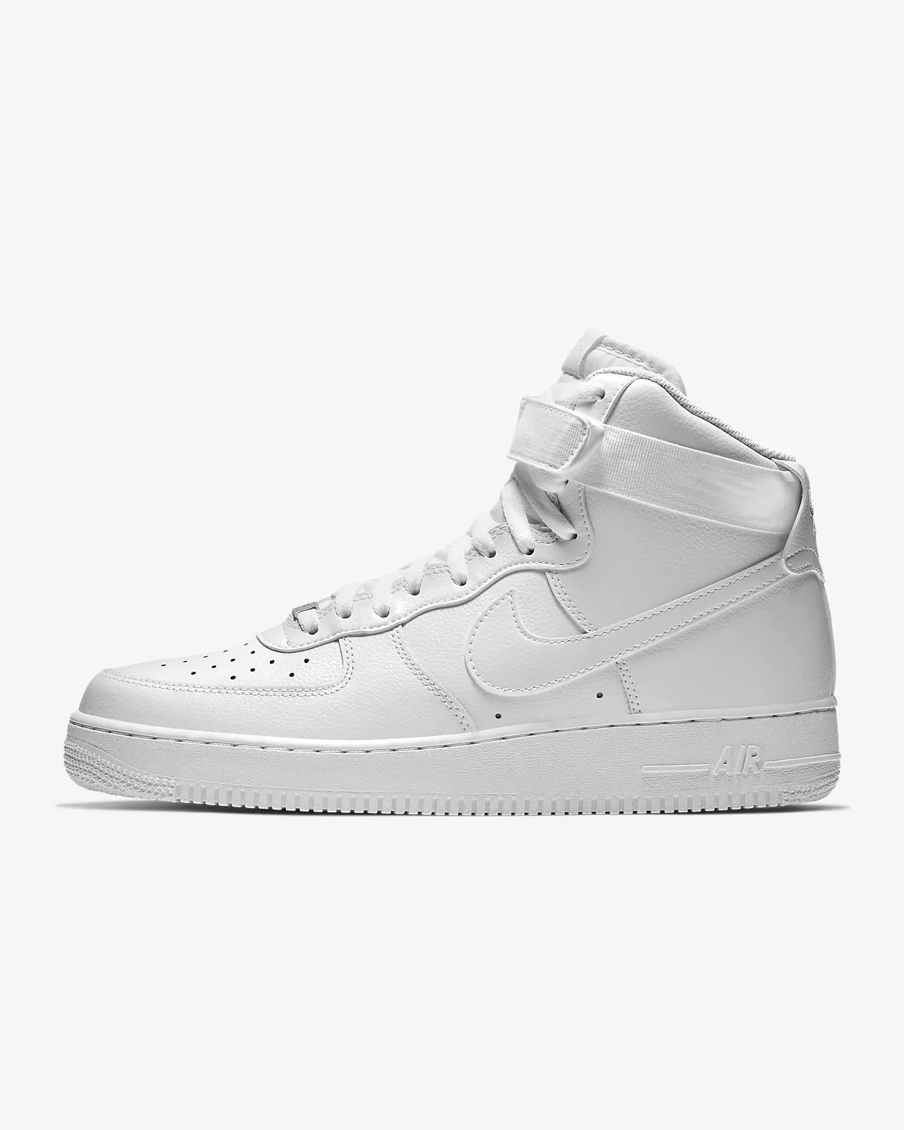 baskets montantes blanches en cuir.