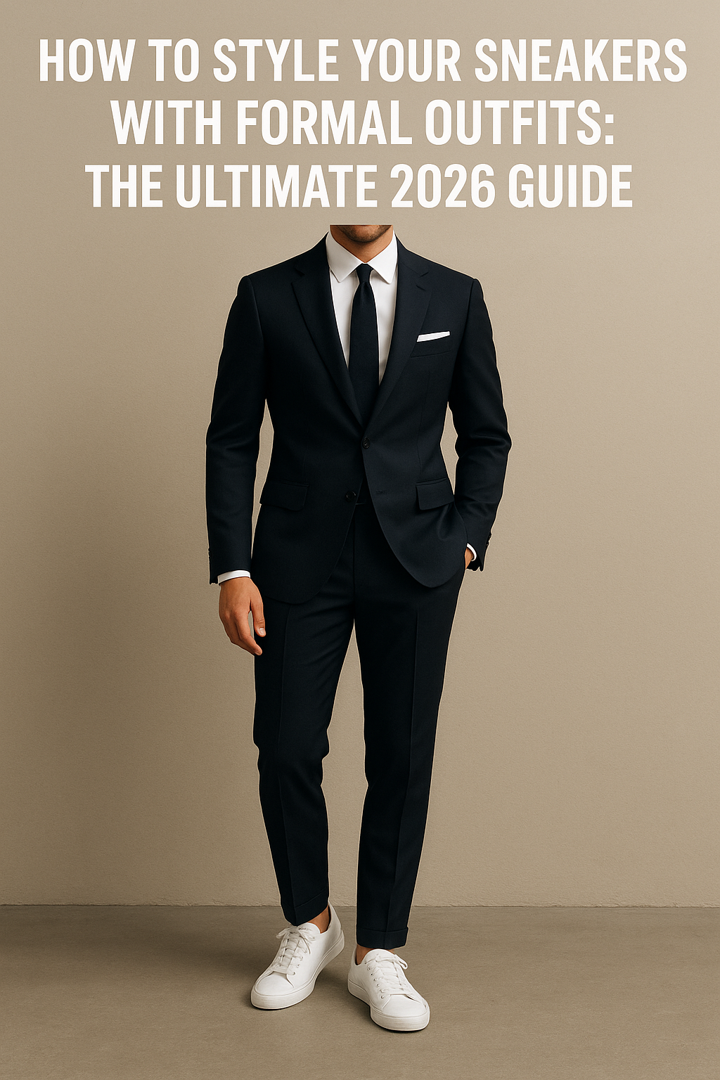 Redefine elegance. Where classic tailoring meets the effortless confidence of modern sneakers. Discover how to master the look in our 2026 style guide
