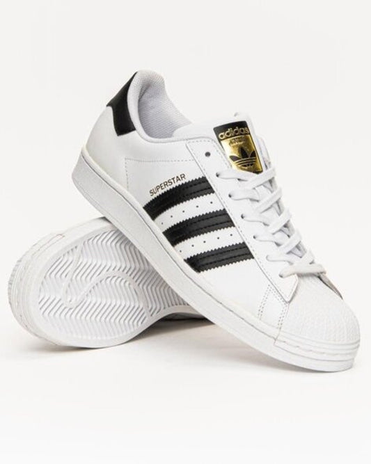 Adidas Superstar EG4958 blanc et noir vue latérale