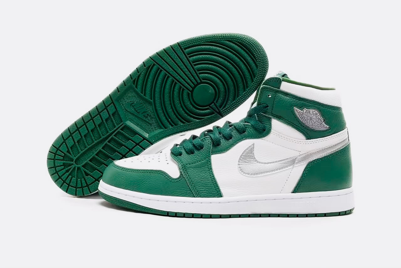 Air Jordan 1 Retro High OG détail semelle et cuir