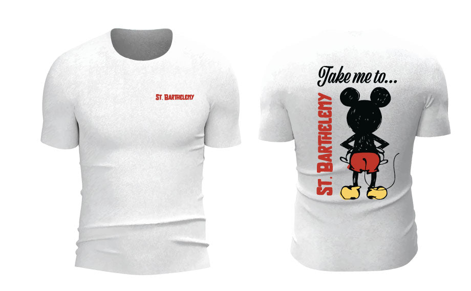 T-shirt “Take me to St. Barth” × Mickey Mouse – édition limitée