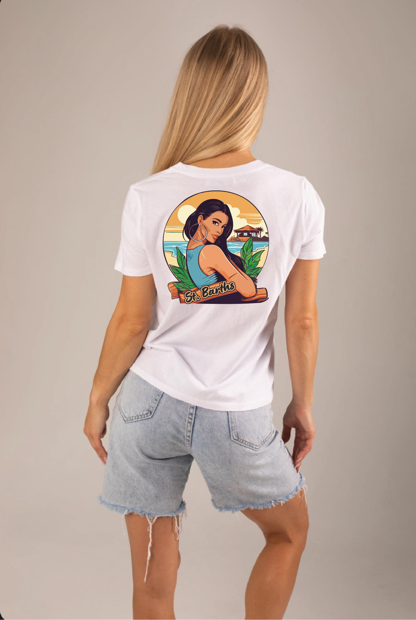 T-shirt Femme ST. Barth – Style tropical & attitude urbaine