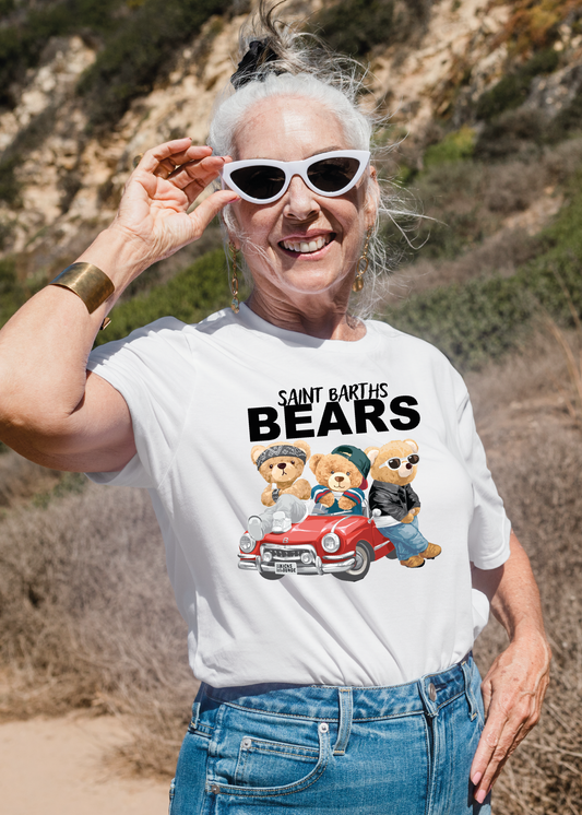 T-shirts personnalisés : Saint Barths Bears 🐻🚘