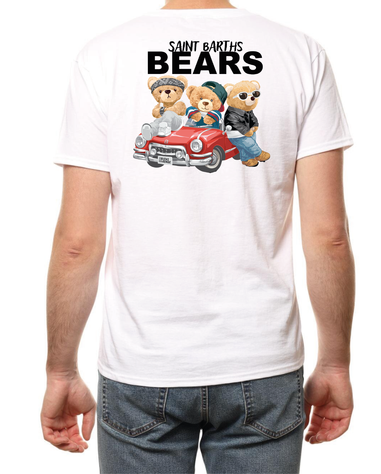 T-shirts personnalisés : Saint Barths Bears 🐻🚘